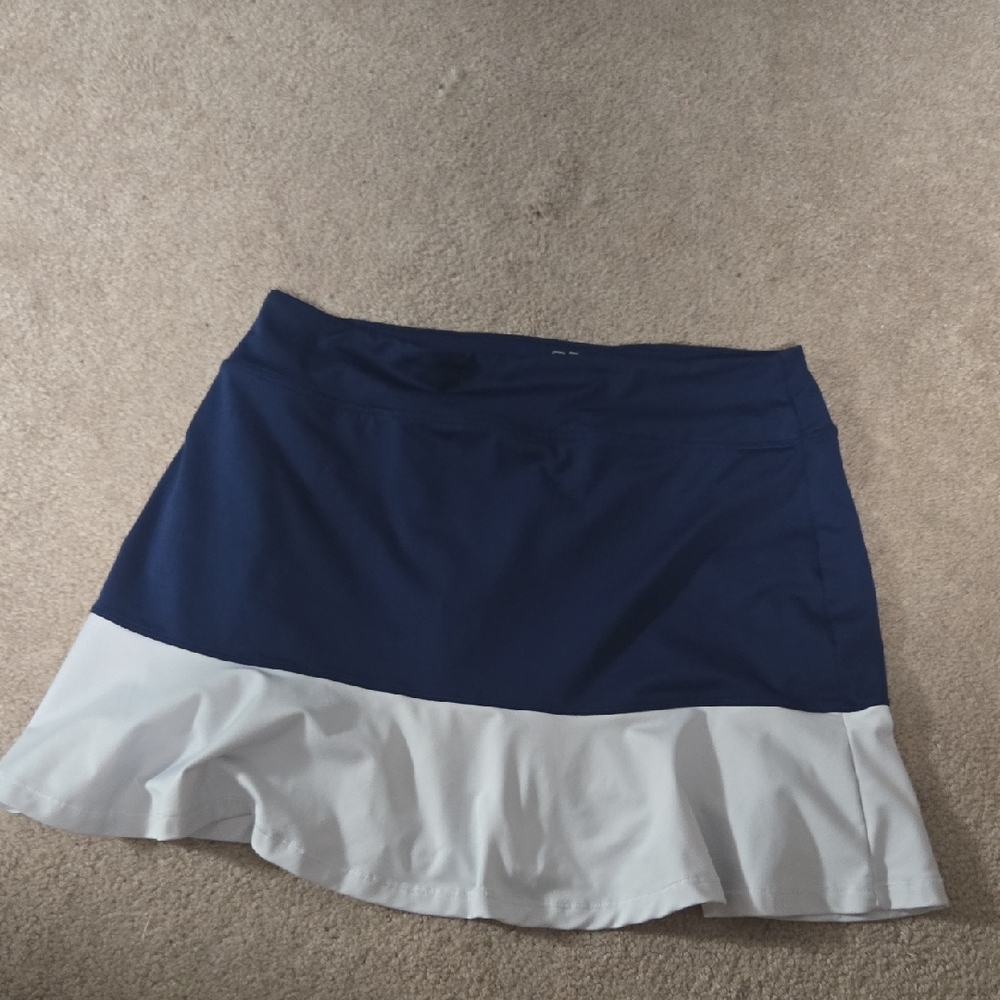 Vineyard Vines Blue and White A-Line Mini Skirt